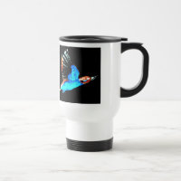 Bird Art Flying Kingfishers