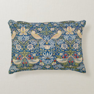 Bird Art Nouveau Design Accent Pillow