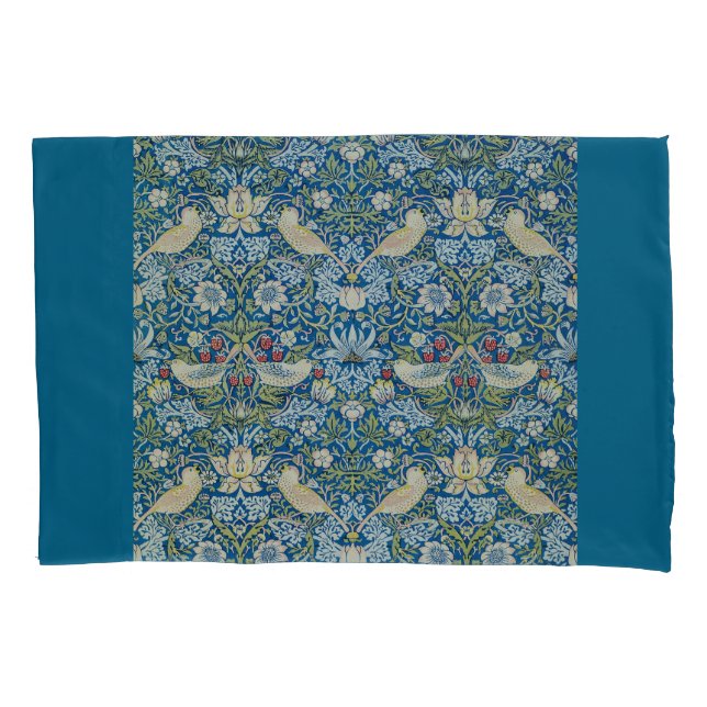 Bird Art Nouveau Design Pillowcase (Front)