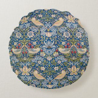 Bird Art Nouveau Design Round Pillow