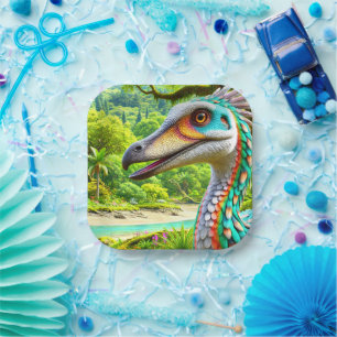 Bird Artwork Paper Plate
