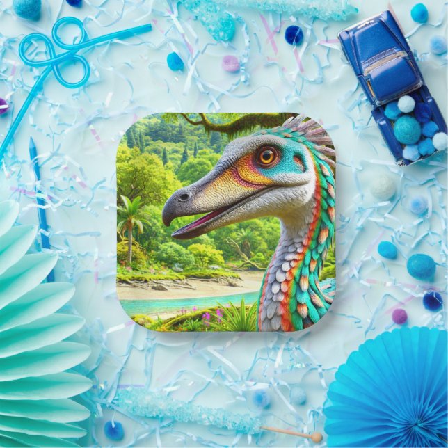 Bird Artwork Paper Plate (Party)