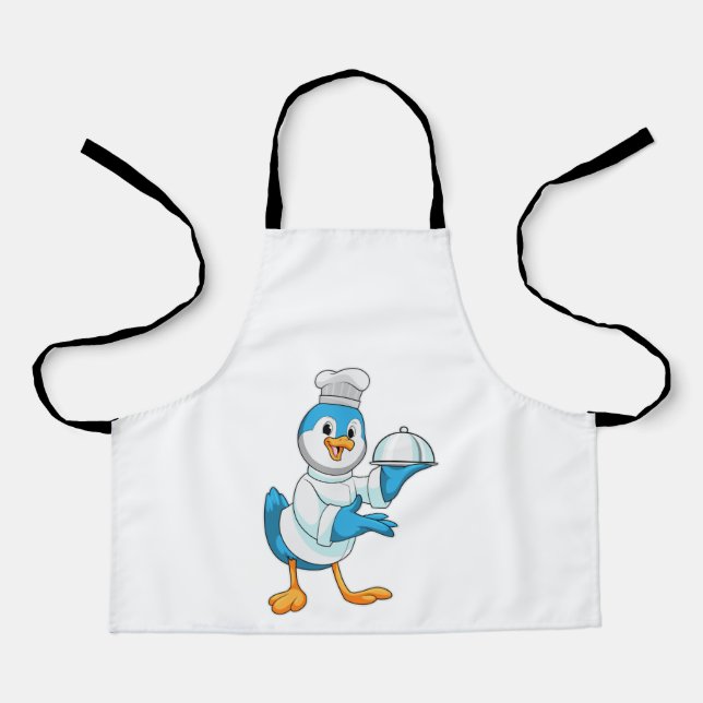 Bird as Cook with Platter Apron (Front)