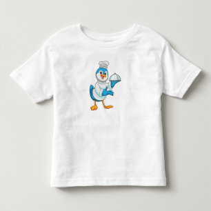 Bird as Cook with Platter Toddler T-shirt