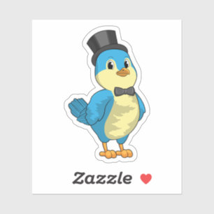 Bird as Groom with Ribbon
