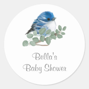 Bird Baby Shower Stickers