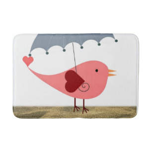 Bird Bathroom Bathmat