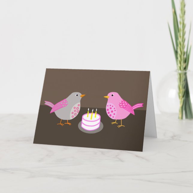 Bird Birthday Card (Front)