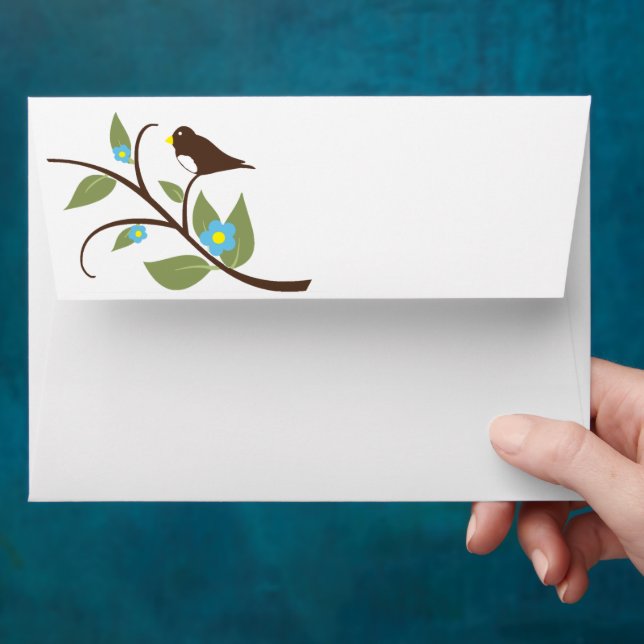 Bird Birthday Envelope (Hand)