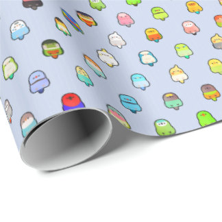 Bird Blobs Wrapping Paper
