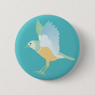 bird(blue) 2 inch round button