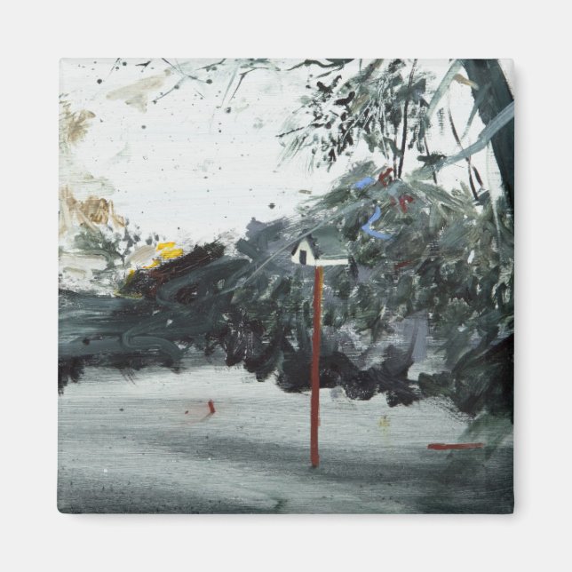 Bird Box Ohlsdorf Cemetery 2013 Magnet (Front)