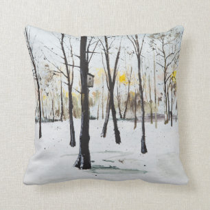 Bird Box Study Ohlsdorf 2013 Throw Pillow