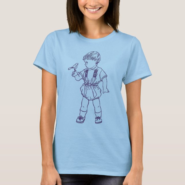 BIRD BOY RETRO T-Shirt (Front)