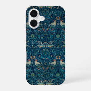 Bird by William Morris, Vintage Garden Textile Art iPhone 16 Case
