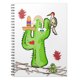 Bird Cactus  Notebook