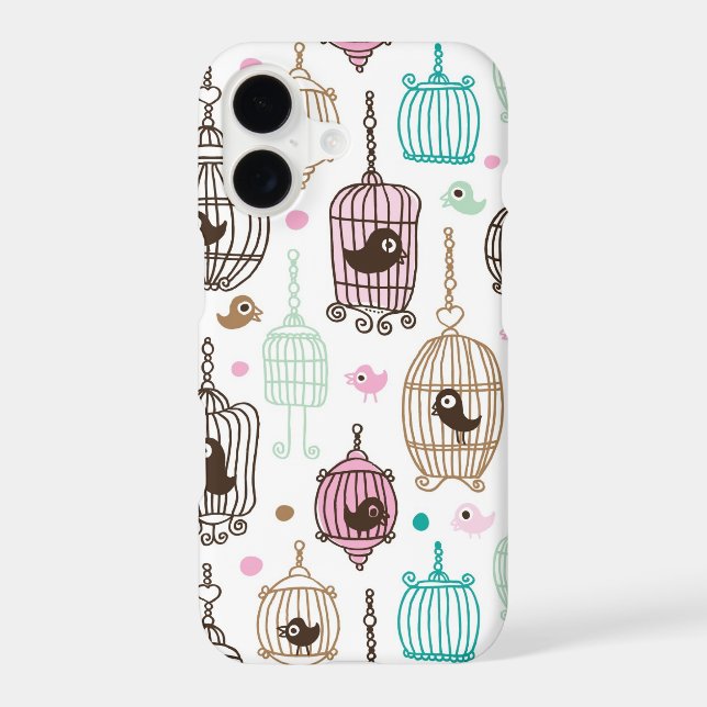 bird cage love kids background pattern (Back)