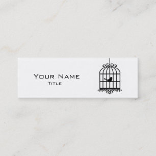Bird Cage Mini Business Card