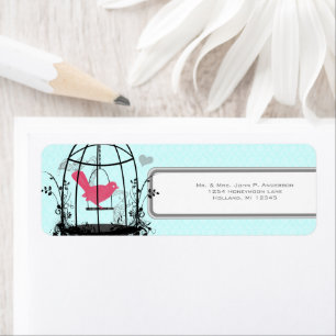 Bird Cage Rose Bird Notes musicales et Coeur
