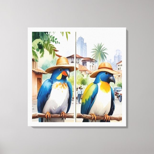 bird canvas print (Front)
