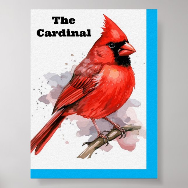 Bird Cardinal Poster (Front)