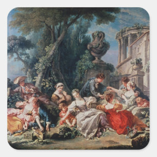 Bird Catchers Square Sticker