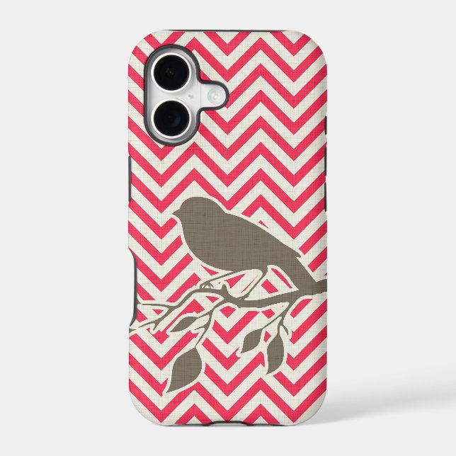 Bird & Chevron iPhone Case (Back)