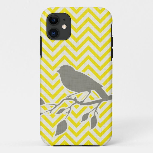 Bird & Chevron iPhone Case (Back)