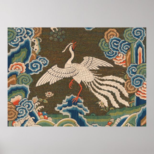 Bird Chinese Antique Decor (Front)