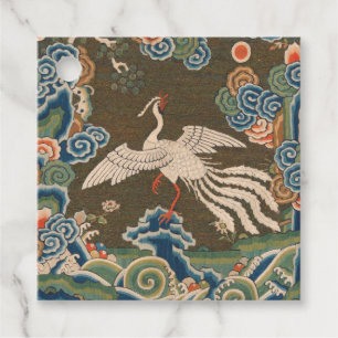 Bird Chinese Antique Decor Favour Tags