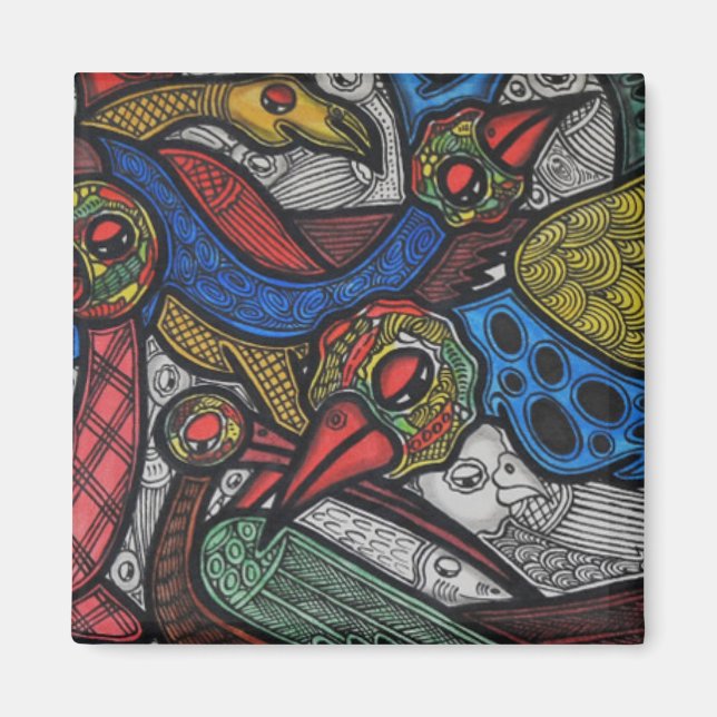 Bird conference magnet (Front)