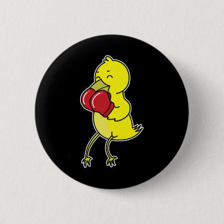 Bird Does Boxing 2 Inch Round Button