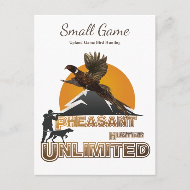 Bird dog , Upland Game Bird Hunting Postcard (Front)