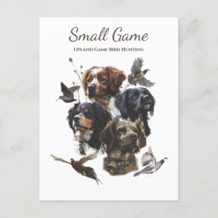Bird dog , Upland Game Bird Hunting Postcard