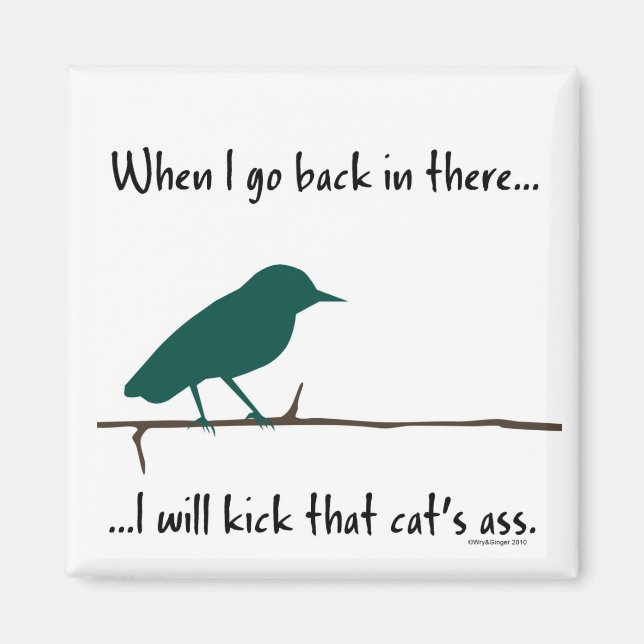 Bird dreams magnet (Front)