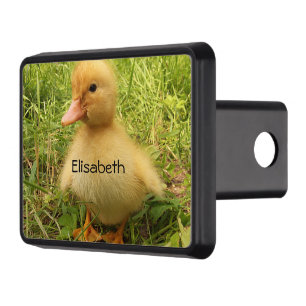 bird, duck, duckling, yellow, nature, cute, baby,  trailer hitch cover
