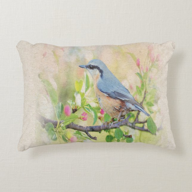 Bird Fanatic Accent Pillow (Front)