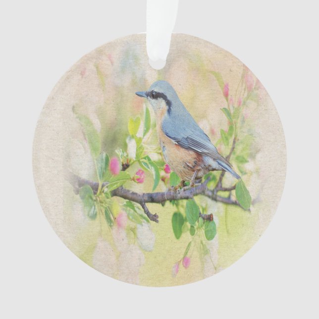 Bird Fanatic Ornament (Front)