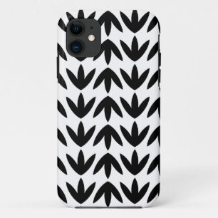 Bird Feet - Black on White iPhone 11 Case