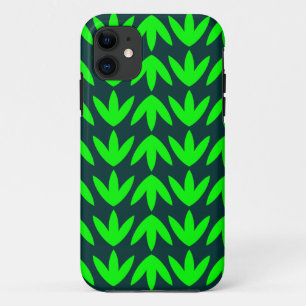 Bird Feet - Green and Dark Green.pdf iPhone 11 Case