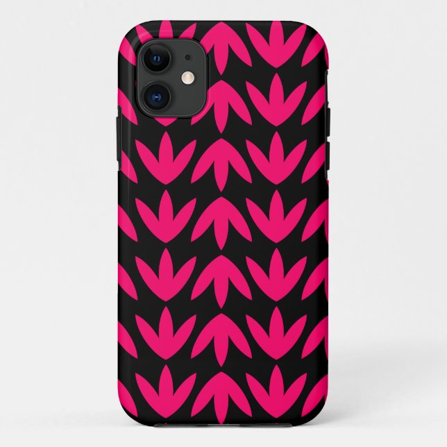 Bird Feet - Neon Red and Black.pdf Case-Mate iPhone Case (Back)