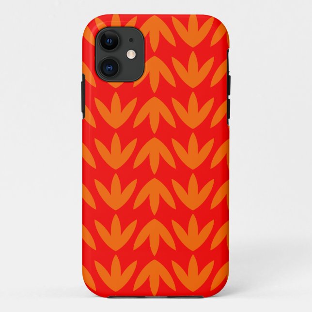 Bird Feet - Orange and Red.pdf Case-Mate iPhone Case (Back)