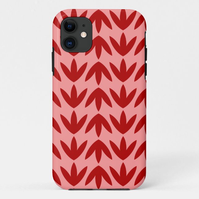 Bird Feet - Ruby and Soft Pink.pdf Case-Mate iPhone Case (Back)