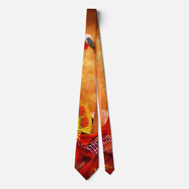 Bird - Flamingo - Flamengo Dancer Tie (Front)