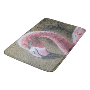 Bird Flamingo Pink Feathers Destiny Destiny's Bath Mat