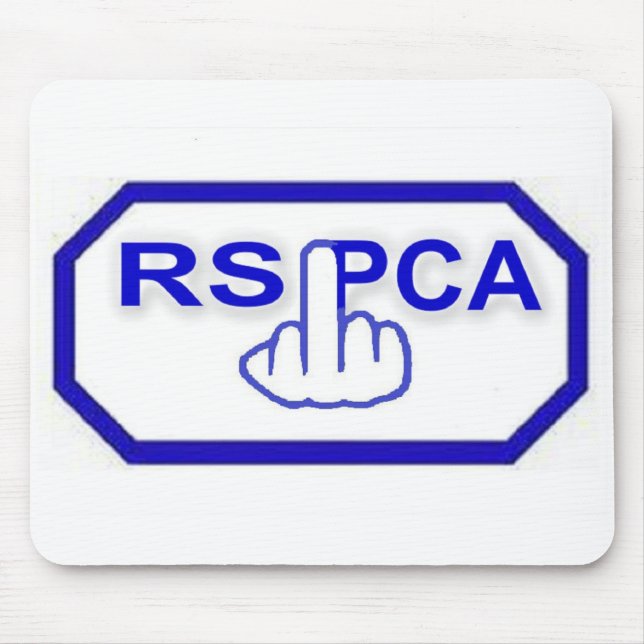 Bird Flipping Mousepad (Front)