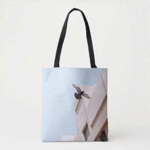 BIRD FLYING IN THE AIR TOTE BAG