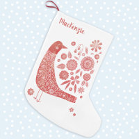 Bird Folk Art Personalized