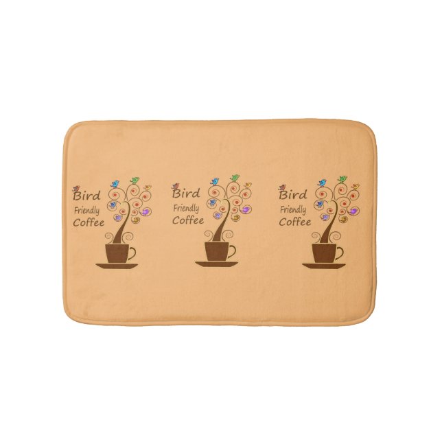 Bird Friendly Coffee Bath Mat (Front)