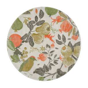 Bird Fruit Garden: Seamless Cutting Board